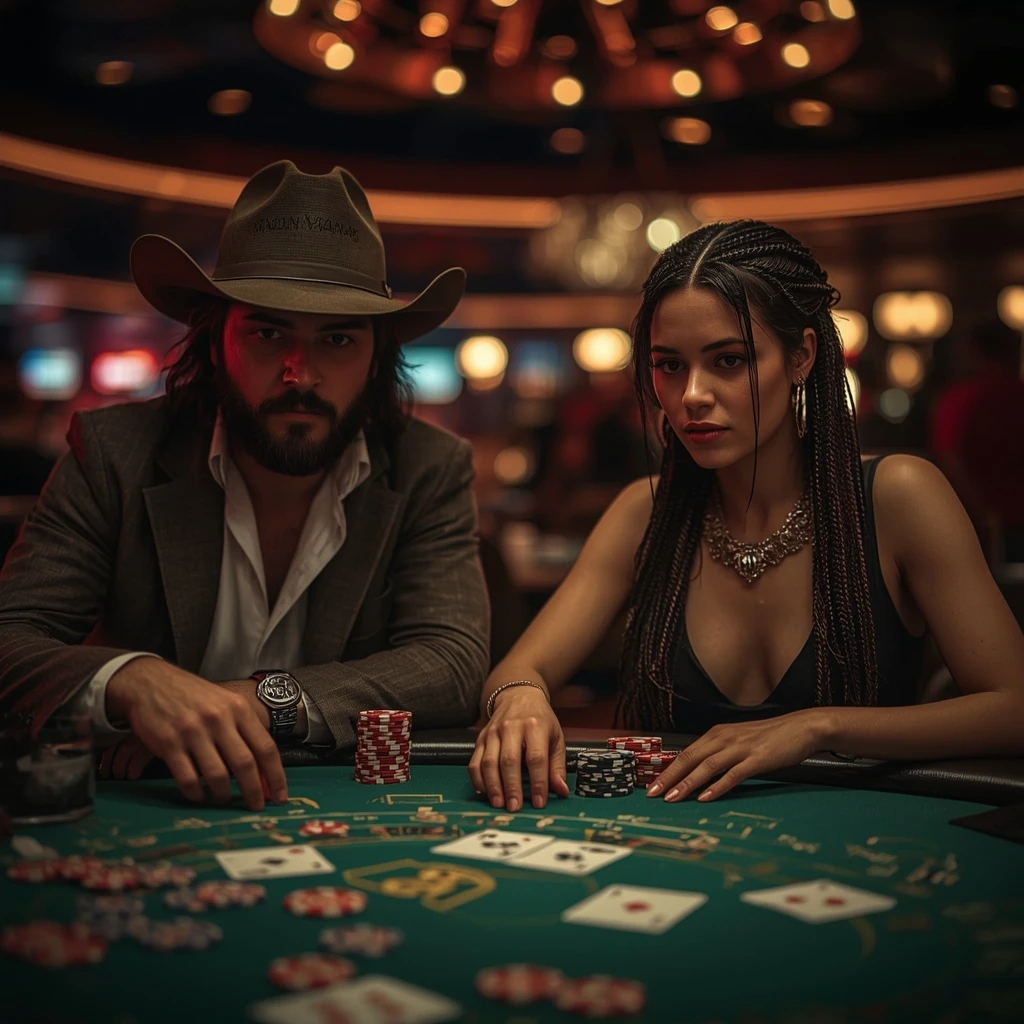 photo de deux joueurs de poker Touch Casino